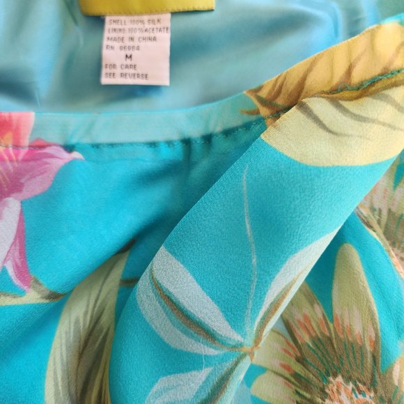 Possibility Women's Silk Skirt Hawaiian Pattern - Picture 8 of 8